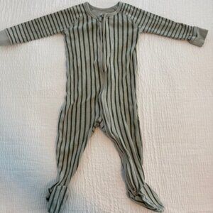 Pehr- 100% Natural Organic cotton, Evergreen ribbed baby sleeper, 6-12 months